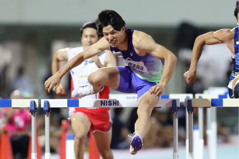野本周成、ケガから復帰2戦目で日本歴代4位タイ13秒12！自己ベスト更新に「負けていられない」