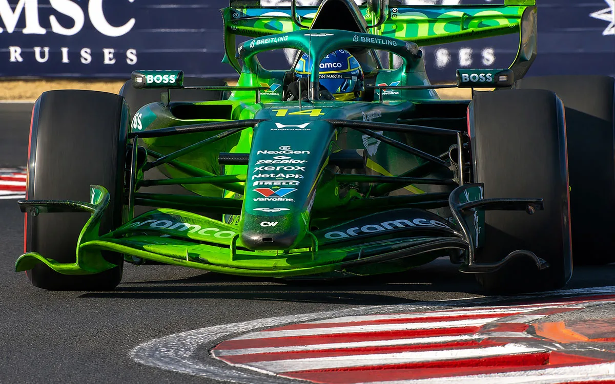 フェラーリがハンガロリンク初日を完全制圧！ハミルトン最速、アストンは蛍光グリーンのAMR26で苦闘