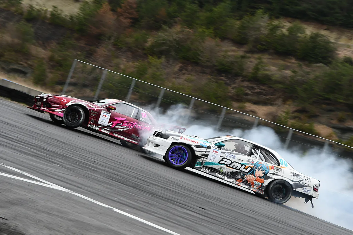 D1LIGHTSエビスラウンドで衝撃の新レイアウト！八の字コースがD1GPにも波及か