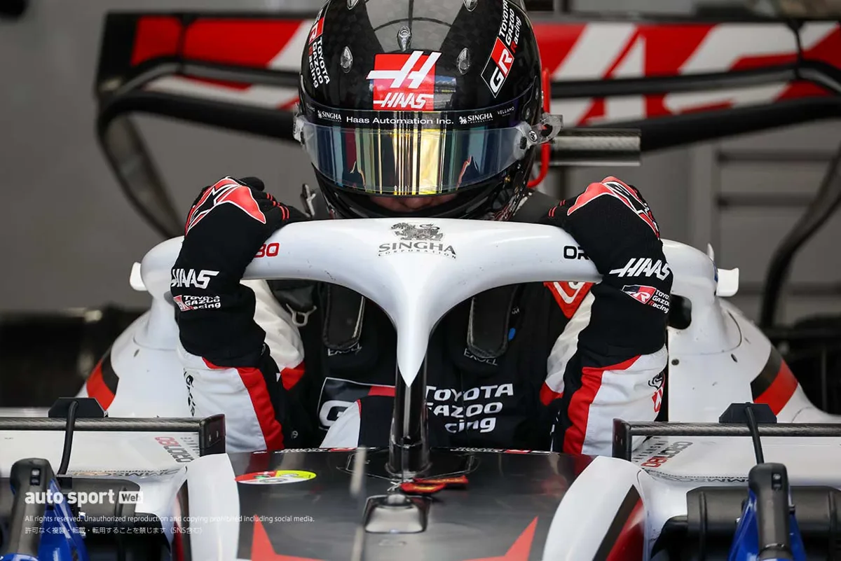 福住＆坪井、灼熱の富士で安定ロングラン！ハース旧型車テストを締めくくる