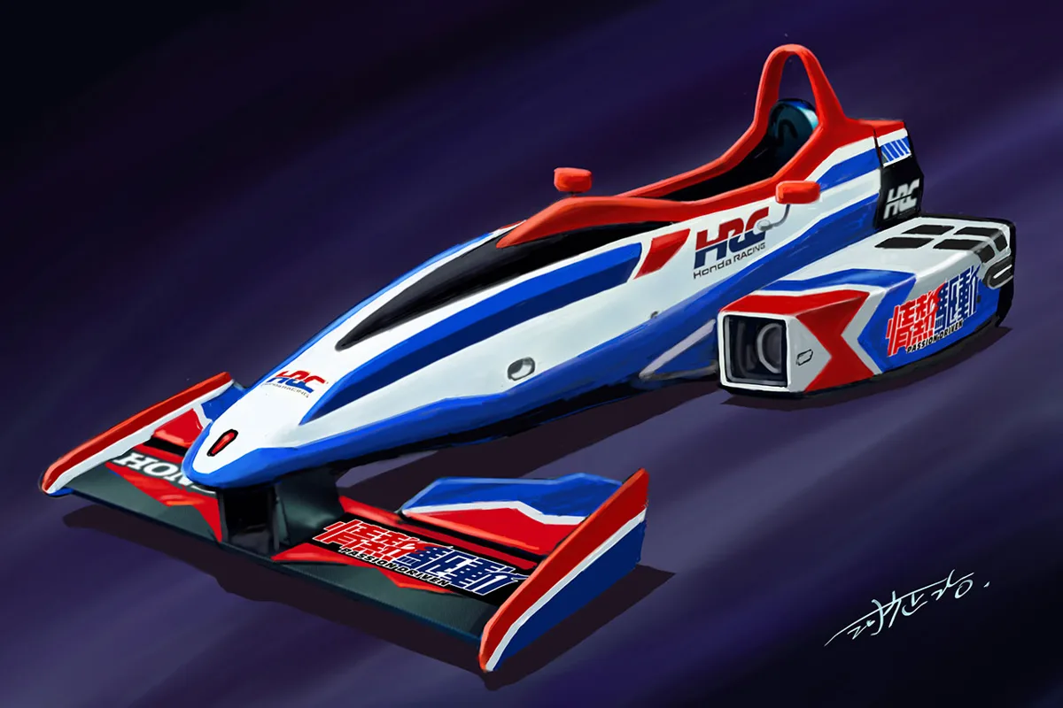 HRCがコミケ108に初参戦！河森正治デザインのシム＆F1展示で熱狂必至