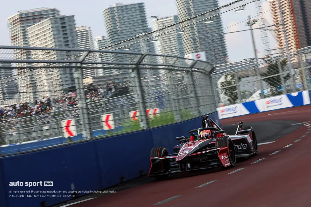 モルタラ、雨上がりの有明を制す！暴れるマシンをねじ伏せポール／フォーミュラE東京第15戦