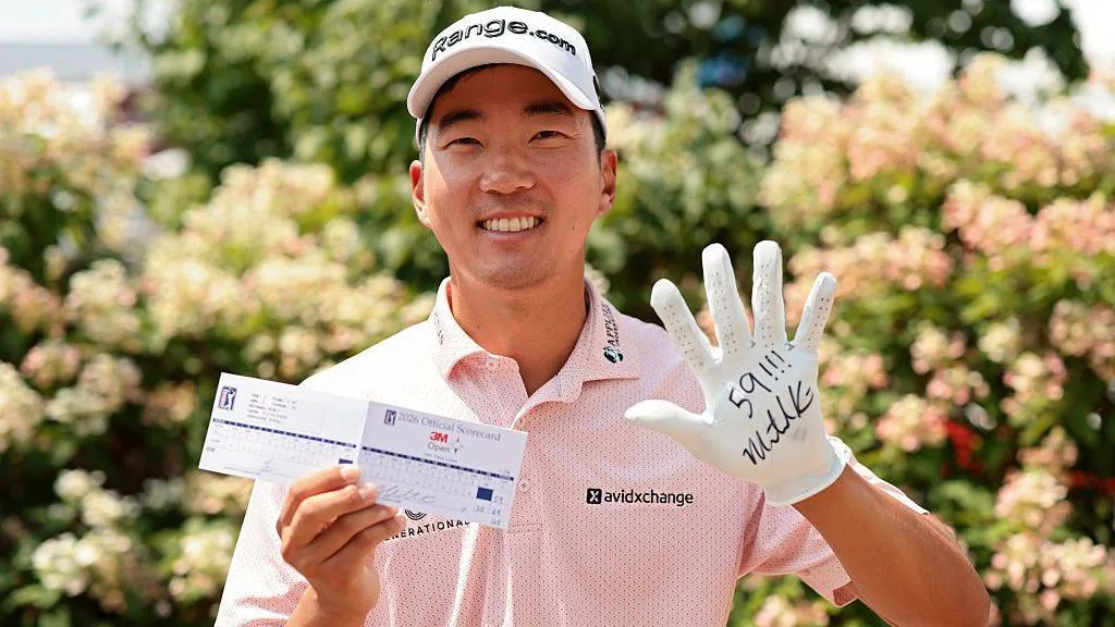マイケル・キムが衝撃の59！ PGAツアー史上15人目の快挙に「歴史に名を刻めた」